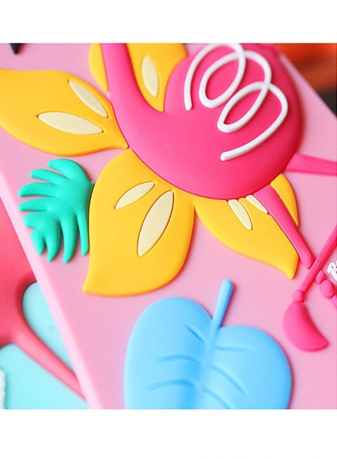 OVOV Traveler Luggage Tags Unique Cute Flamingo Luggage Tag Set of 4 - Image 5